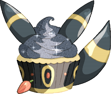 umbreon cupcake