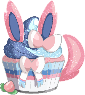 sylveon cupcake